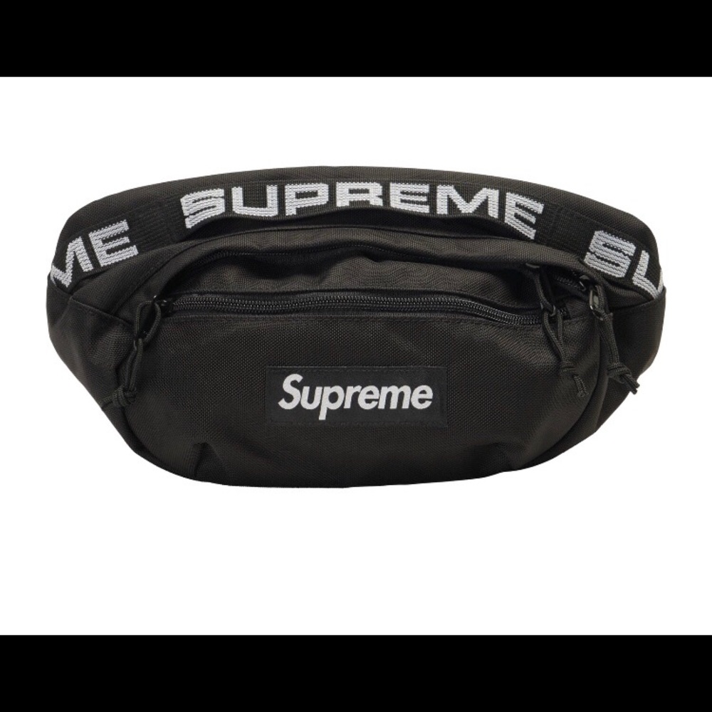 supreme waist bag SS18 black
